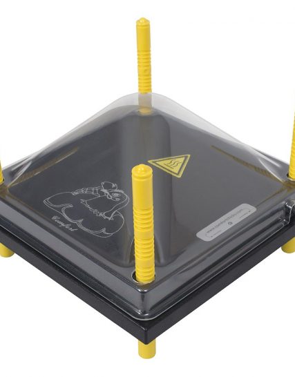 Afdekkap kunststof voor warmteplaat 30x30cm