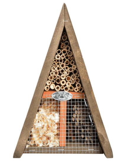 Driehoekig insectenhotel