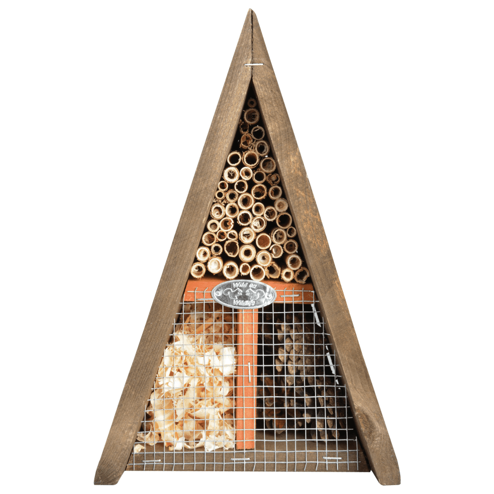 Driehoekig insectenhotel Driehoekig insectenhotel