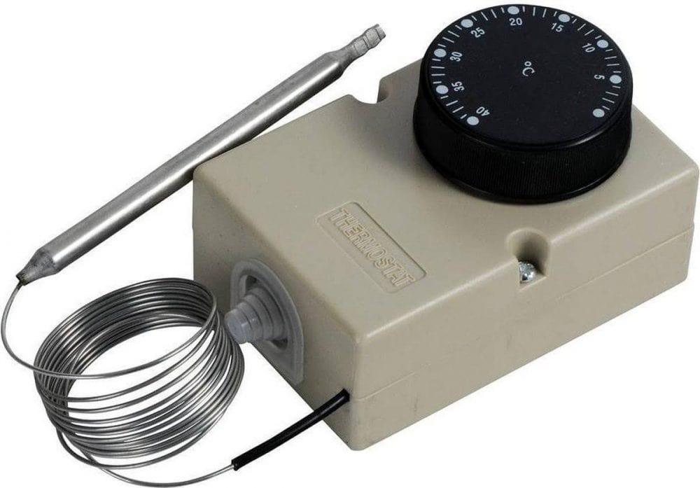 Mechanische thermostaat 16 Ampère Mechanische thermostaat 16 Ampère