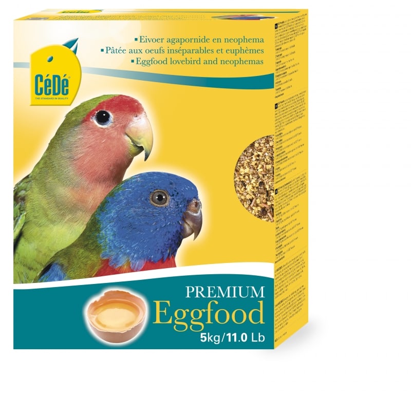 Cede eivoer Agaporniden en Neophema 5 kilo Cede eivoer Agaporniden en Neophema 5 kilo