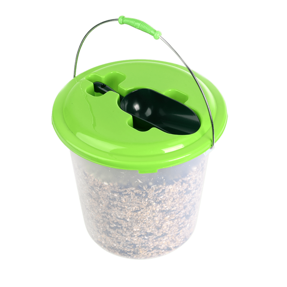 Emmer inclusief strooivoer en doseerschep Emmer inclusief strooivoer en doseerschep