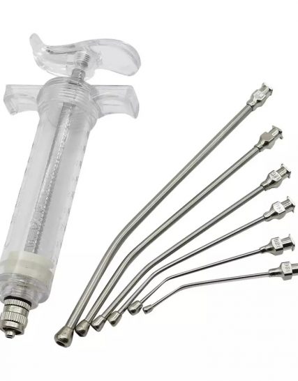 Voederspuit inclusief kropnaalden