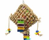 Zeegras snackzakje Meerkleurig 43x28x10cm