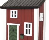 Zweedse brievenbus rood