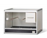 Aluminium broedkooi 60 cm breed met nestkast