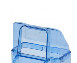 Klepbakje blauw met dakje