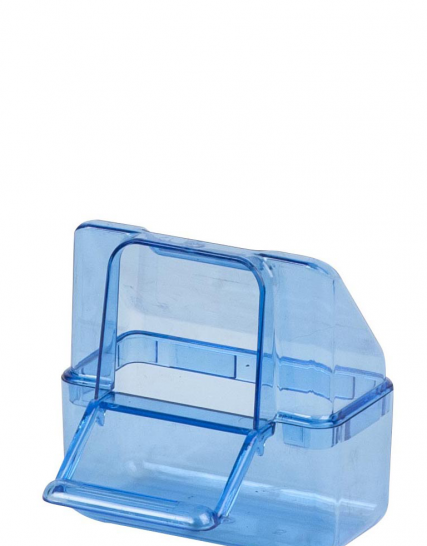 Klepbakje blauw met dakje