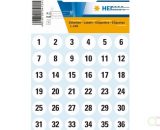 Stickers met nummers