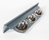 Antraciet draaiplateau 3 baks