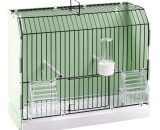 kunststof TT kooi groen met zwart front