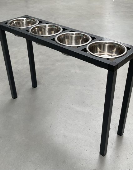 Voliere voederplateau 4 baks