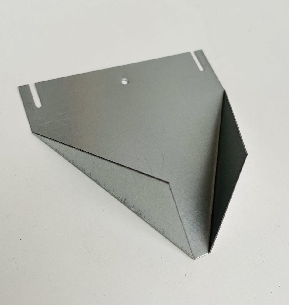 Metalen zitstokhouder extra groot Metalen zitstokhouder extra groot