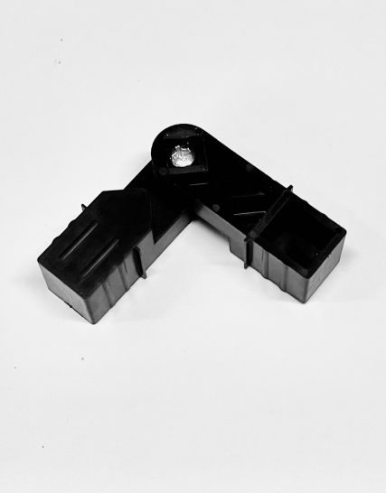 Verbindingsstuk draaibare hoek zwart