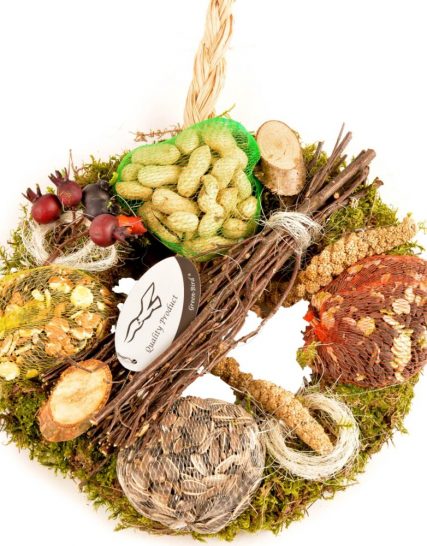 Luxe voederkrans voor vogels