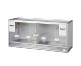 Aluminium broedkooi 120/40/53cm twee hokken met gouldamadine nestkasten
